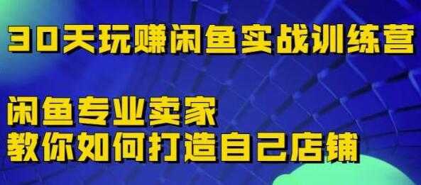 《30天玩赚闲鱼实战训练营》闲鱼专业卖家教你如何打造自己店铺-清华无忧课程网