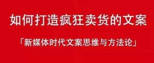 新媒体时代《如何打造疯狂卖货文案》文案思维与方法论-清华无忧课程网