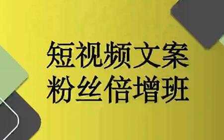 阳洋《短视频文案粉丝倍增班》培训课程视频-清华无忧课程网