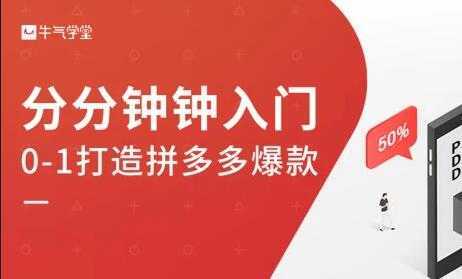 牛气学堂《拼多多实战运营指南》培训课程-清华无忧课程网