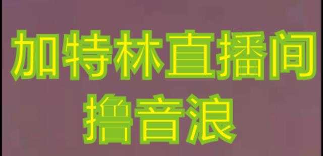 抖音加特林直播间搭建技术，抖音0粉开播，暴力撸音浪，2023新口子，每天800+【素材+详细教程】-清华无忧课程网