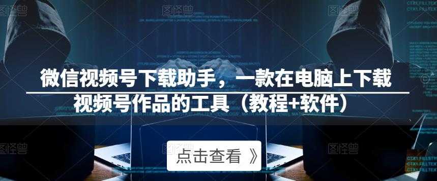 图片[1]-微信视频号下载助手，一款在电脑上下载视频号作品的工具（教程+软件）-清华无忧课程网