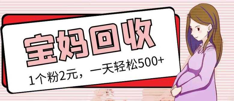 最新小红书母婴号宝妈粉回收项目，1个粉2元，一天轻松500+案例分享【粉丝包回收】-清华无忧课程网